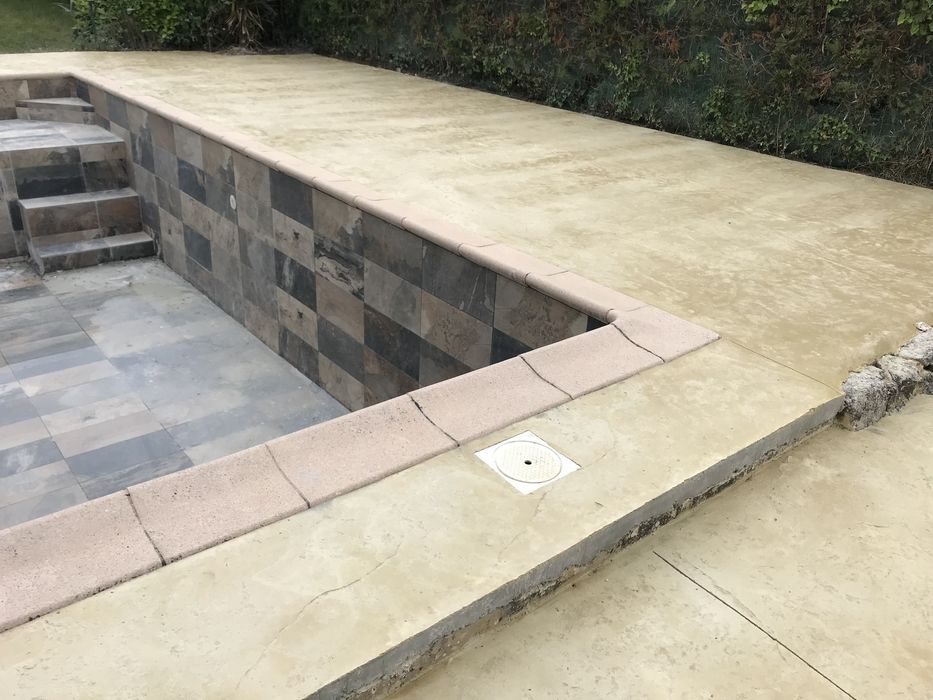 Béton imprimé Bédarrides plage de piscine 3